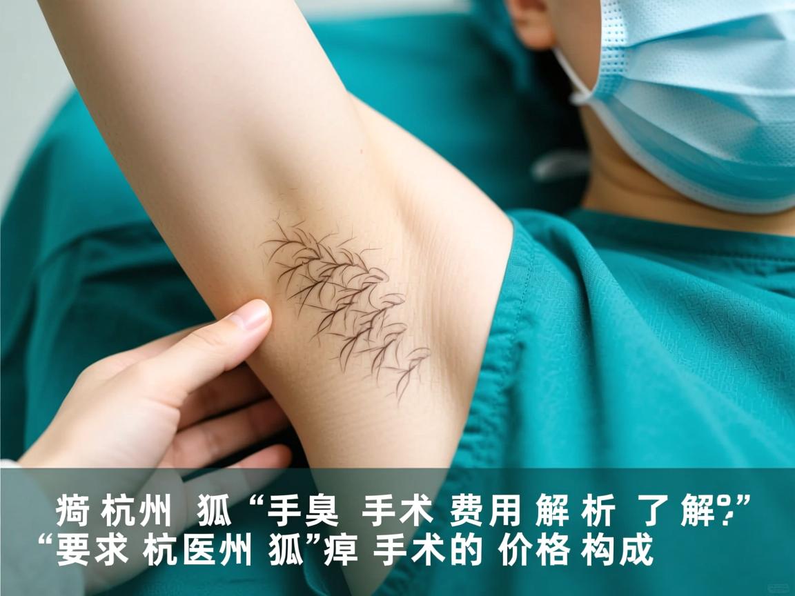 杭州狐臭手术费用解析，了解杭州狐臭手术的价格构成