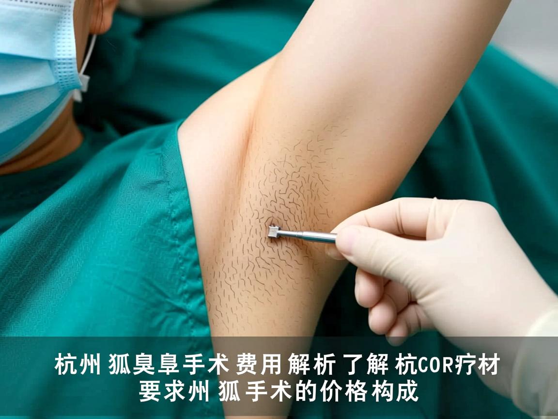 杭州狐臭手术费用解析，了解杭州狐臭手术的价格构成