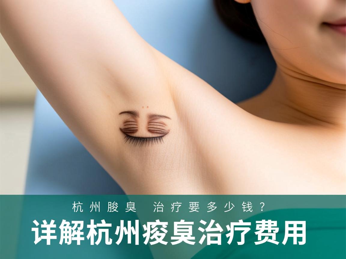 杭州腋臭治疗要多少钱？详解杭州腋臭治疗费用