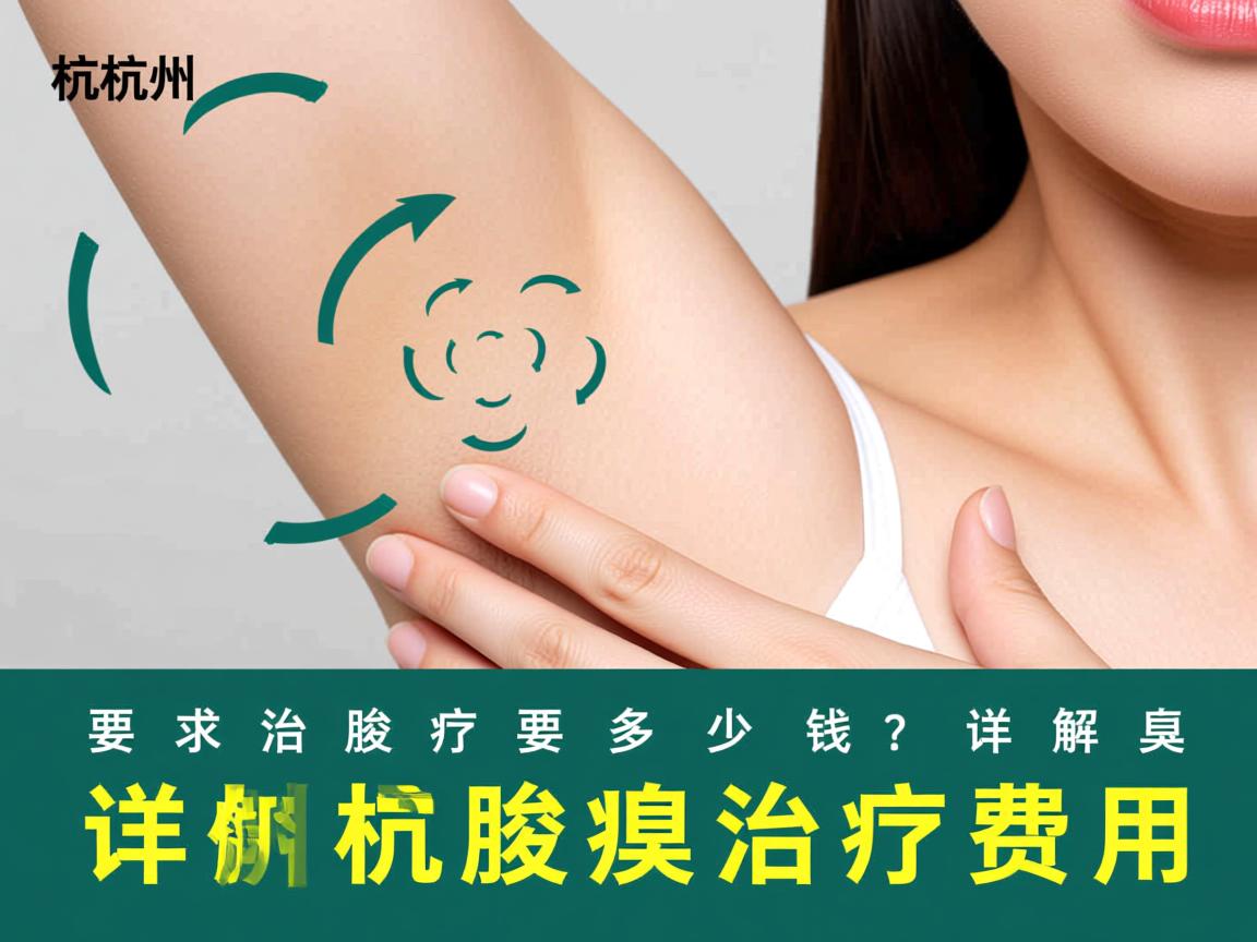 杭州腋臭治疗要多少钱？详解杭州腋臭治疗费用