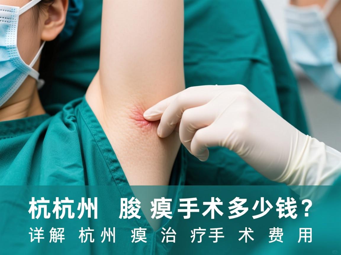 杭州腋臭手术多少钱？详解杭州腋臭治疗手术费用