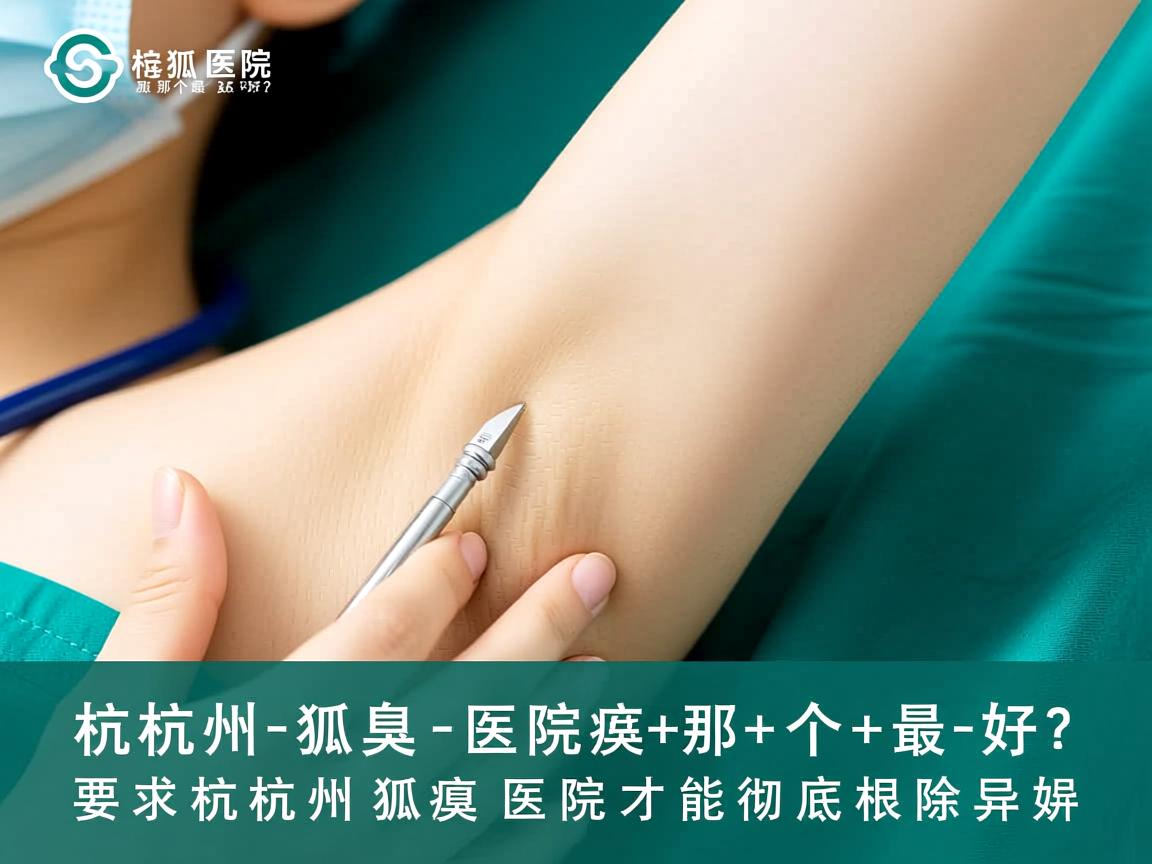 杭州狐臭医院那个最好？选对杭州狐臭医院才能彻底根除异味