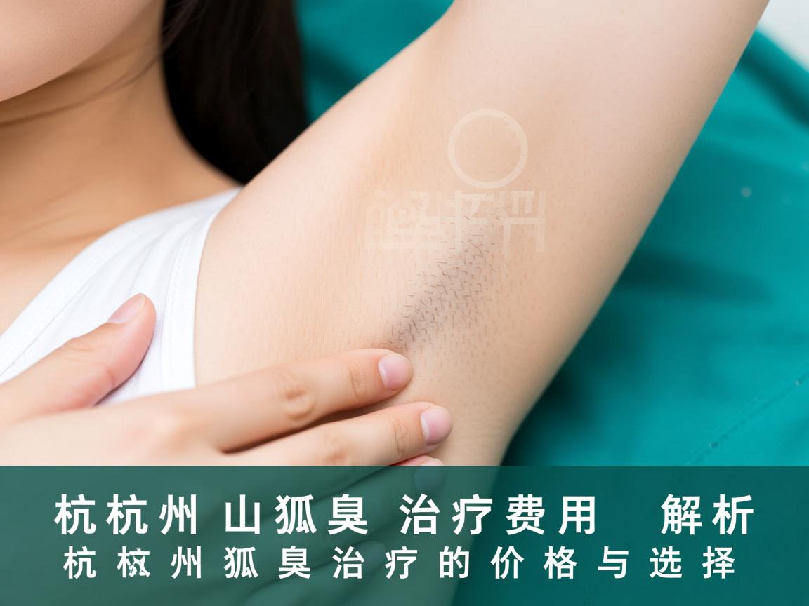 杭州狐臭治疗费用解析，了解杭州狐臭治疗的价格与选择