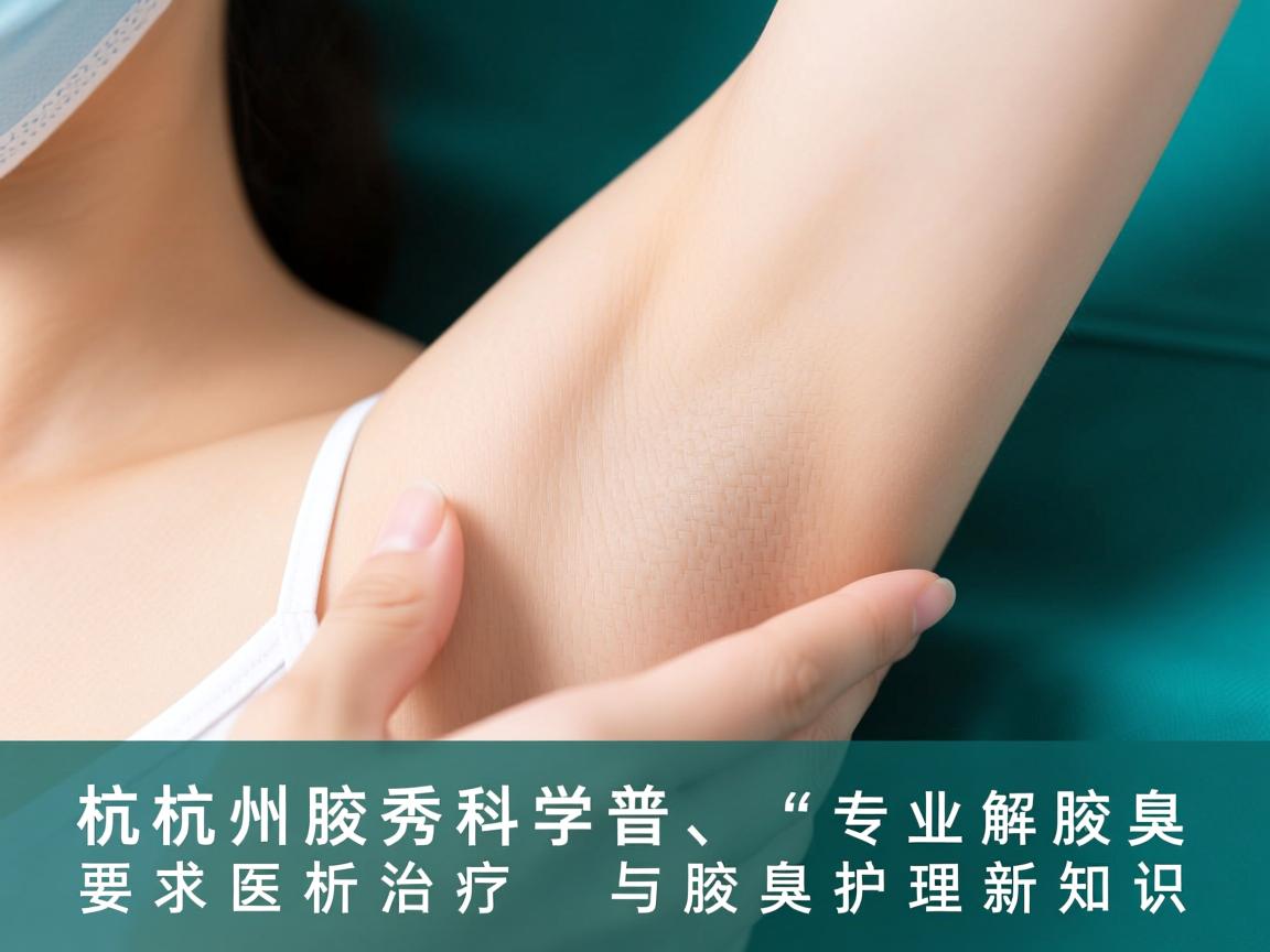 杭州腋秀科普，专业解析腋臭治疗与腋臭护理新知识