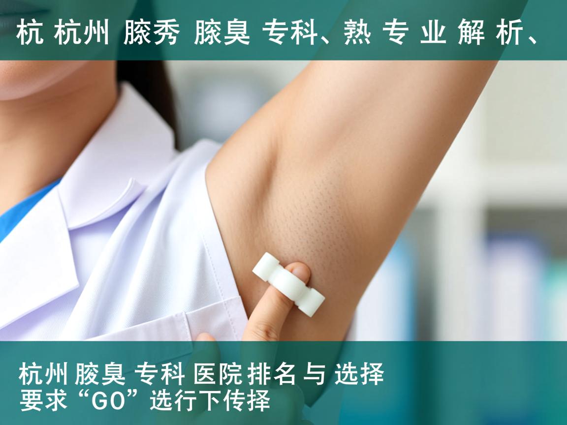 杭州腋秀腋臭专科,专业解析杭州腋臭专科医院排名与选择 杭州腋秀腋臭专科,专业解析杭州腋臭专科医院排名与选择