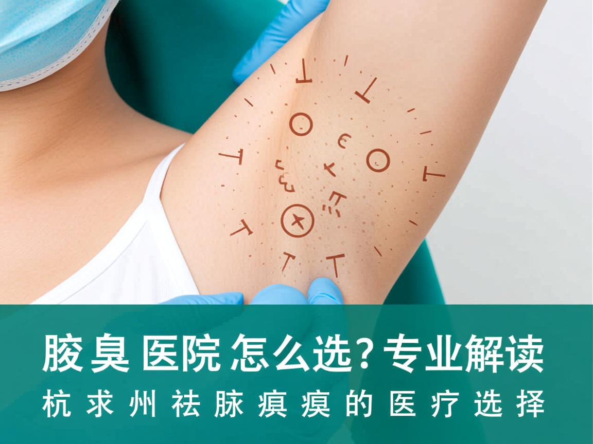 杭州腋臭医院怎么选?专业解读杭州祛腋臭的医疗选择 杭州腋臭医院怎么选?专业解读杭州祛腋臭的医疗选择