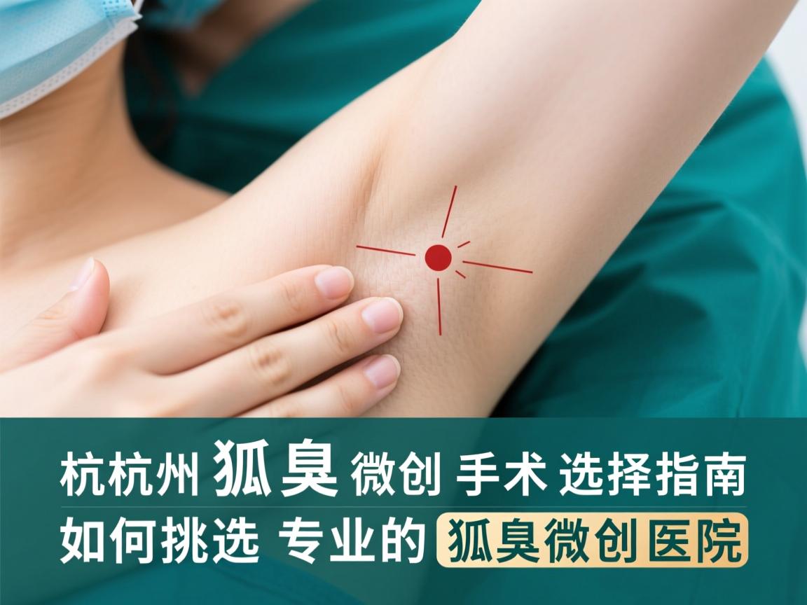 杭州狐臭微创手术选择指南,如何挑选专业的狐臭微创医院 杭州狐臭微创手术选择指南,如何挑选专业的狐臭微创医院