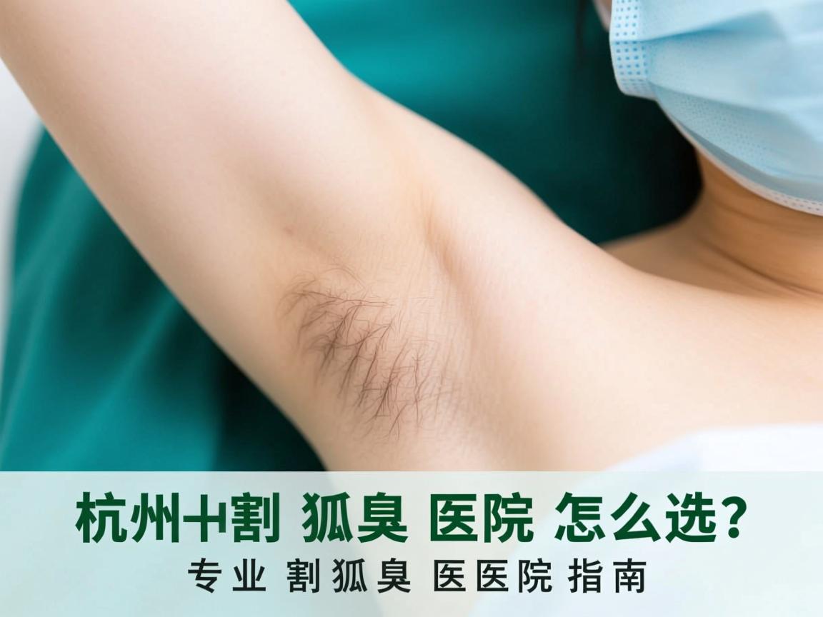 杭州割狐臭医院怎么选?专业割狐臭医院指南 杭州割狐臭医院怎么选?专业割狐臭医院指南