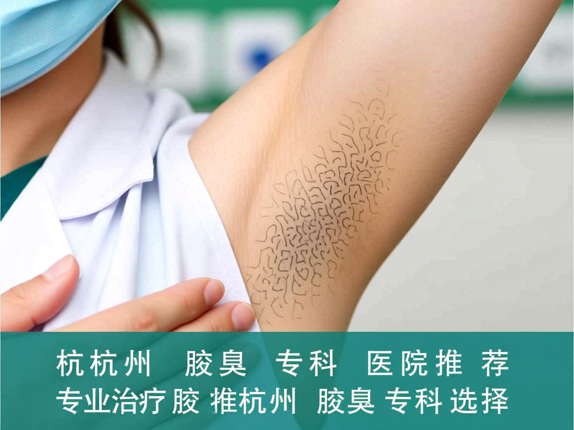 杭州腋臭专科医院推荐，专业治疗腋臭的杭州腋臭专科选择