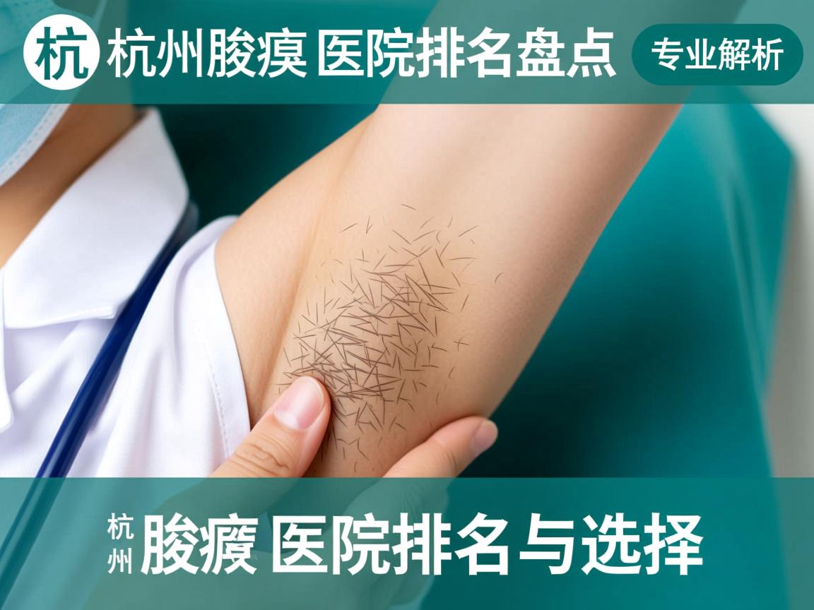 杭州腋臭医院排名盘点，专业解析杭州腋臭医院排名与选择