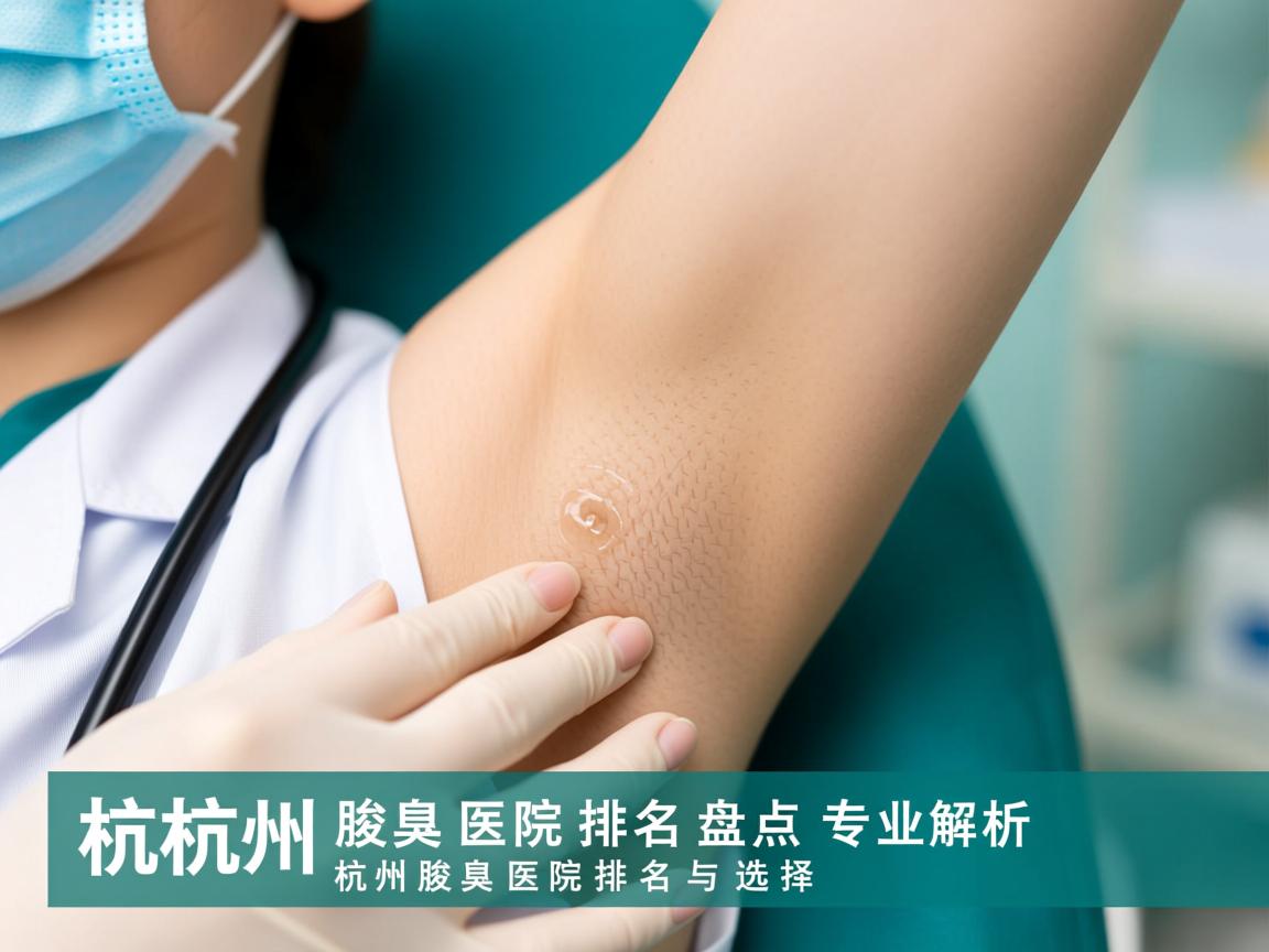 杭州腋臭医院排名盘点，专业解析杭州腋臭医院排名与选择