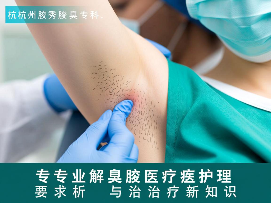 杭州腋秀腋臭专科，专业解析腋臭医疗护理与治疗新知识