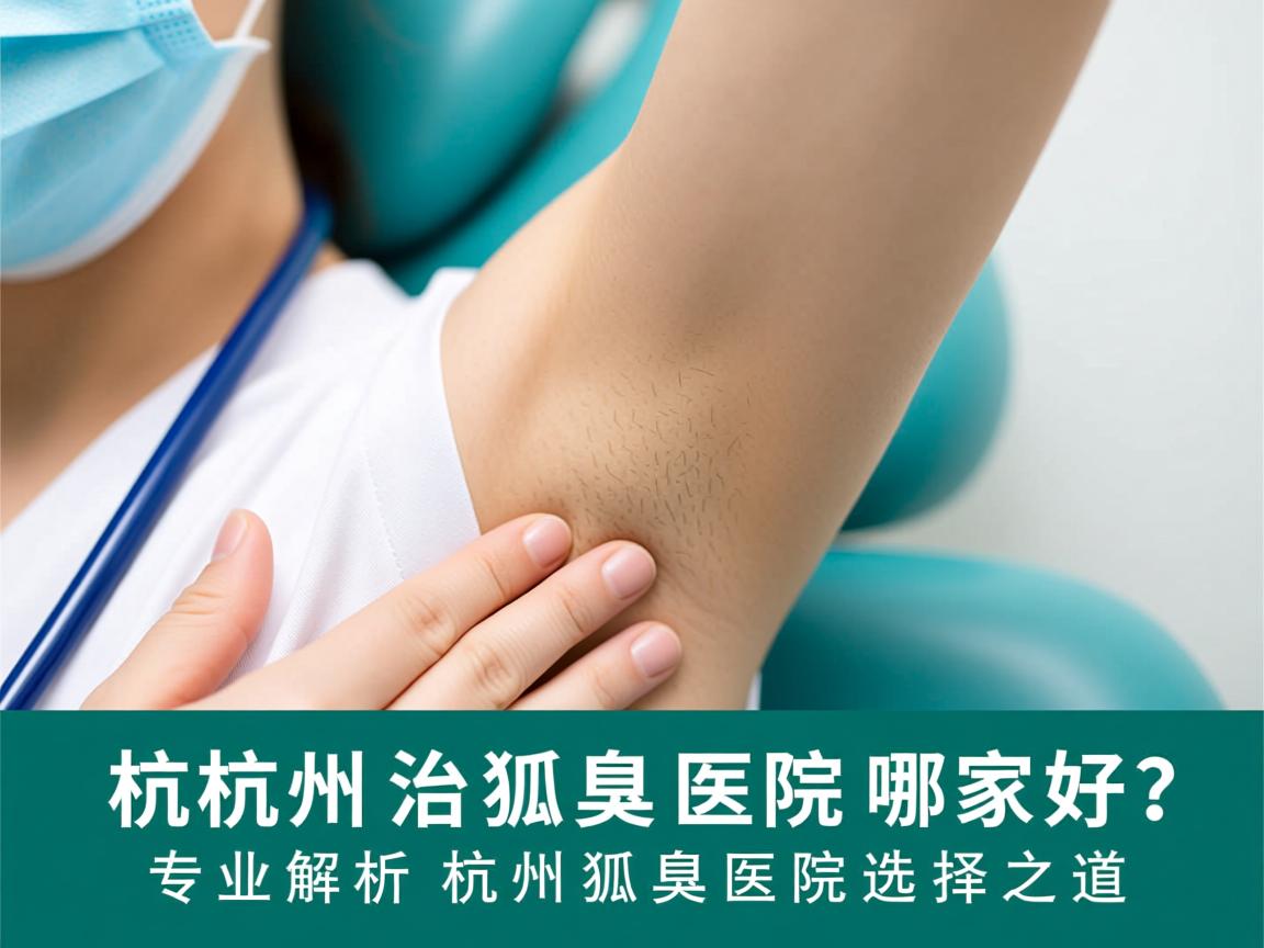 杭州治狐臭医院哪家好？专业解析杭州狐臭医院选择之道
