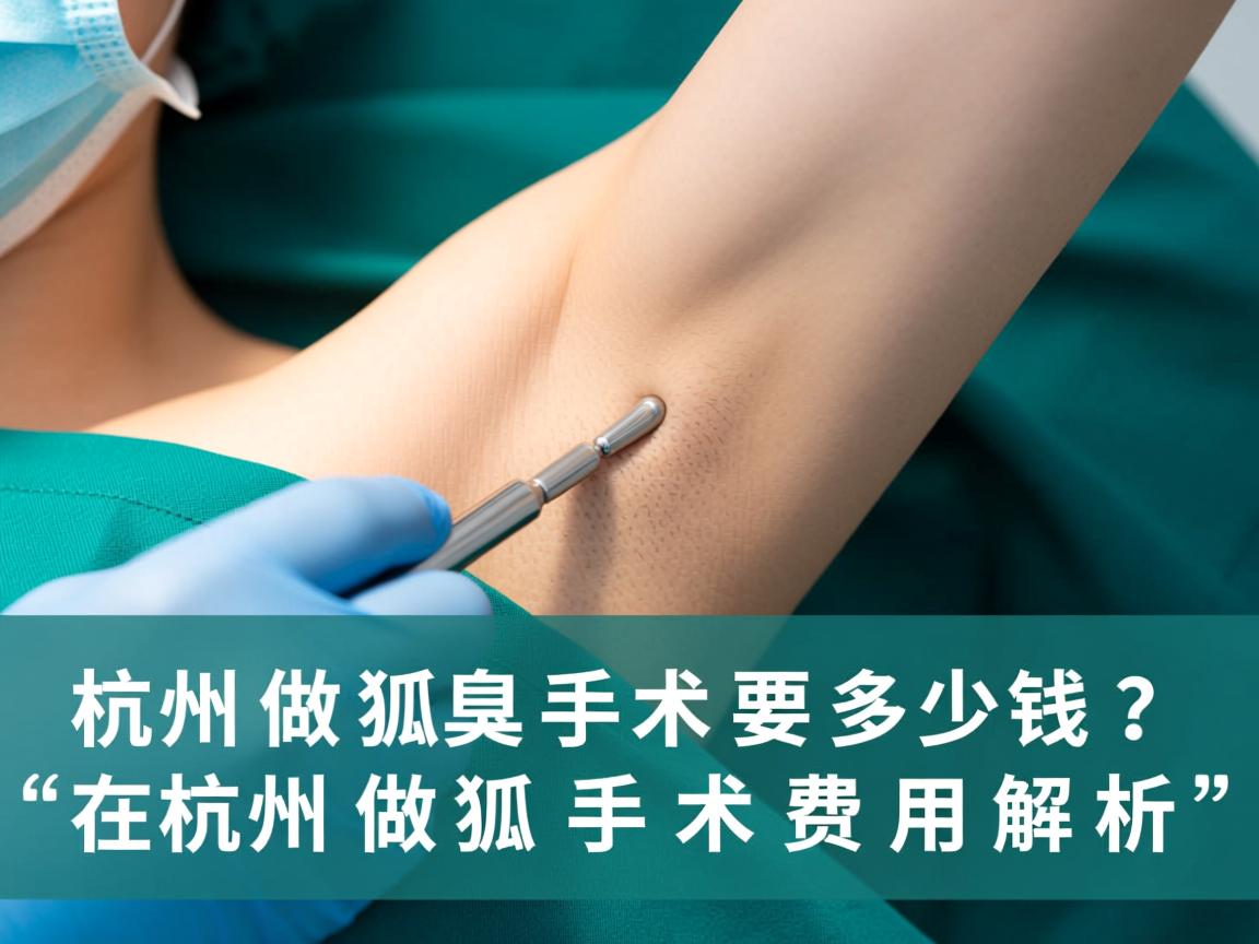 在杭州做狐臭手术要多少钱?在杭州做狐臭手术费用解析 在杭州做狐臭手术要多少钱?在杭州做狐臭手术费用解析