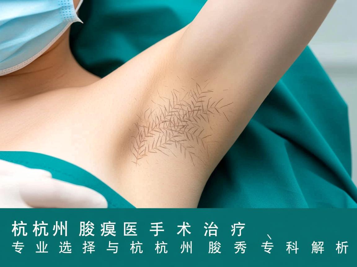 杭州腋臭手术治疗医院,专业选择与杭州腋秀专科解析 杭州腋臭手术治疗医院,专业选择与杭州腋秀专科解析