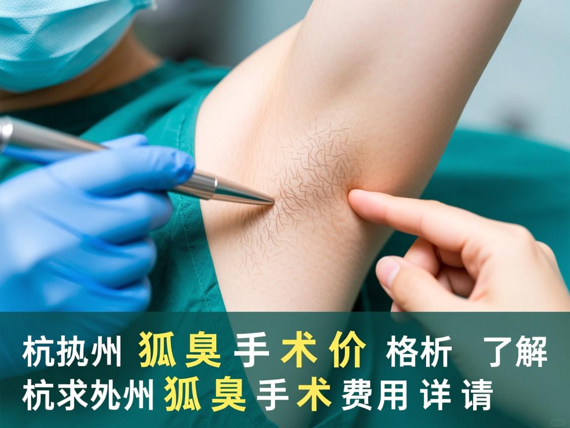 杭州狐臭手术价格解析,了解杭州狐臭手术费用详情 杭州狐臭手术价格解析,了解杭州狐臭手术费用详情
