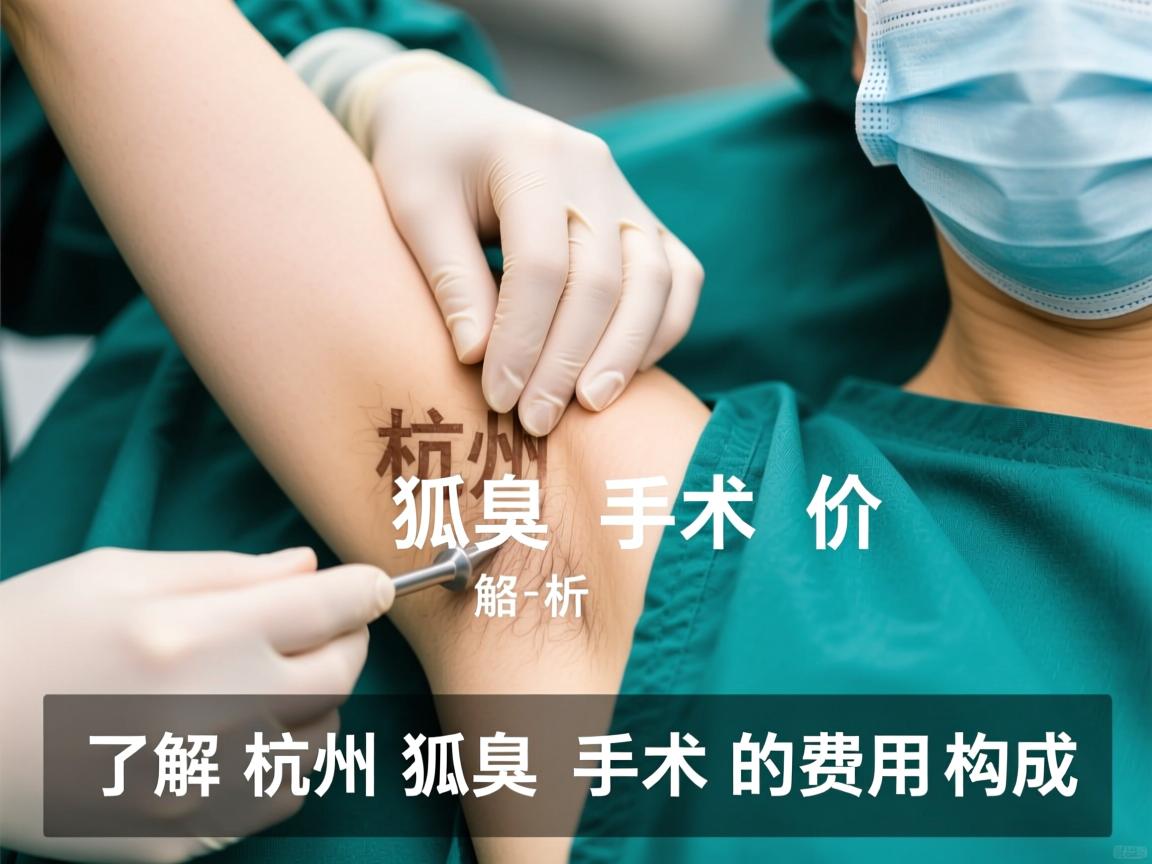 杭州狐臭手术价格解析,了解杭州狐臭手术的费用构成 杭州狐臭手术价格解析,了解杭州狐臭手术的费用构成