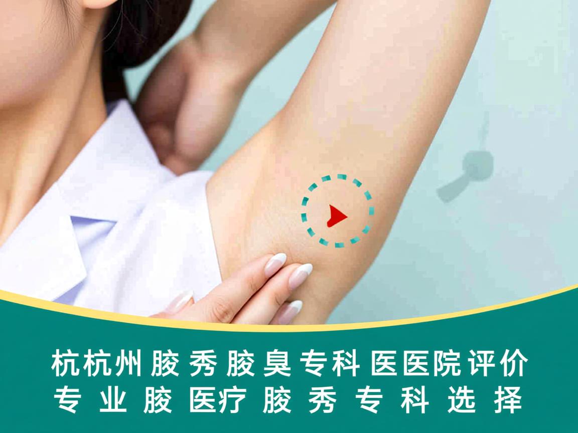 杭州腋秀腋臭专科医院评价，专业腋臭医疗的腋秀专科选择