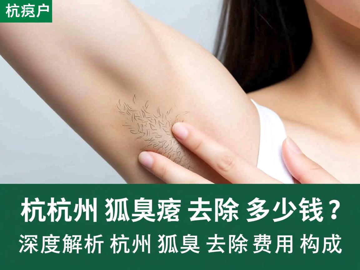 杭州狐臭去除多少钱？深度解析杭州狐臭去除费用构成