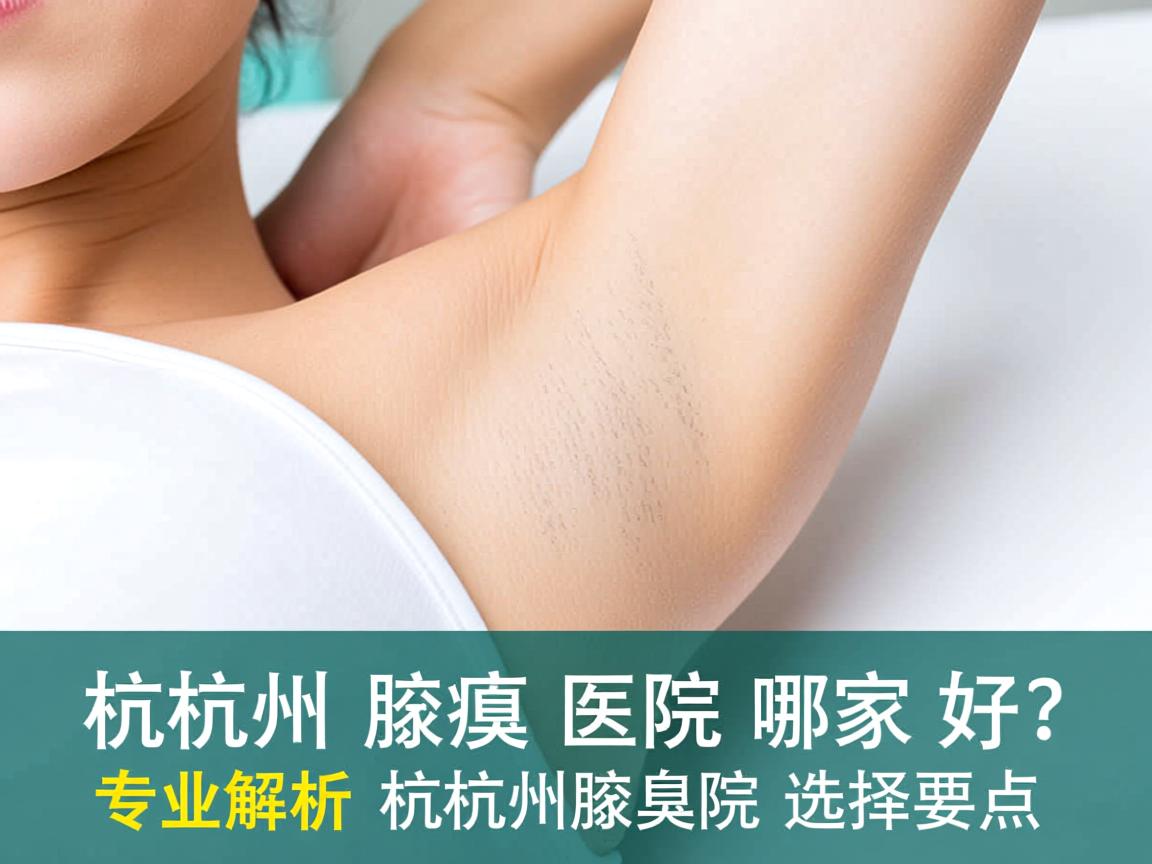 杭州腋臭医院哪家好？专业解析杭州腋臭医院的选择要点
