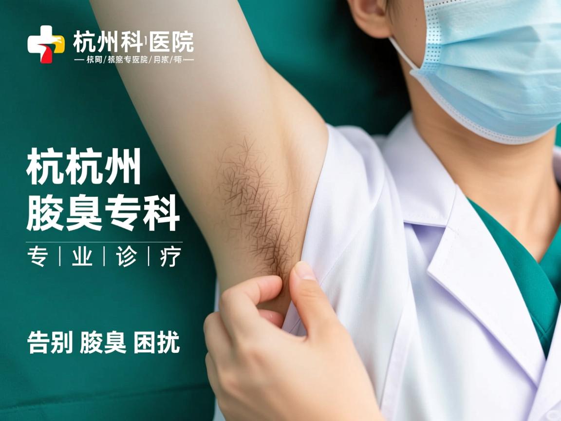 杭州腋臭专科医院，专业诊疗，告别腋臭困扰