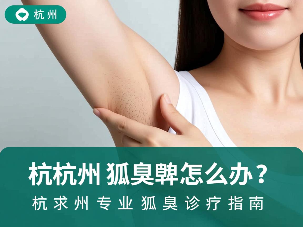杭州狐臭怎么办？杭州专业狐臭诊疗指南