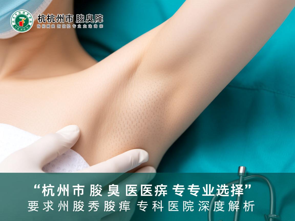 杭州市腋臭医院专业选择，杭州腋秀腋臭专科医院深度解析