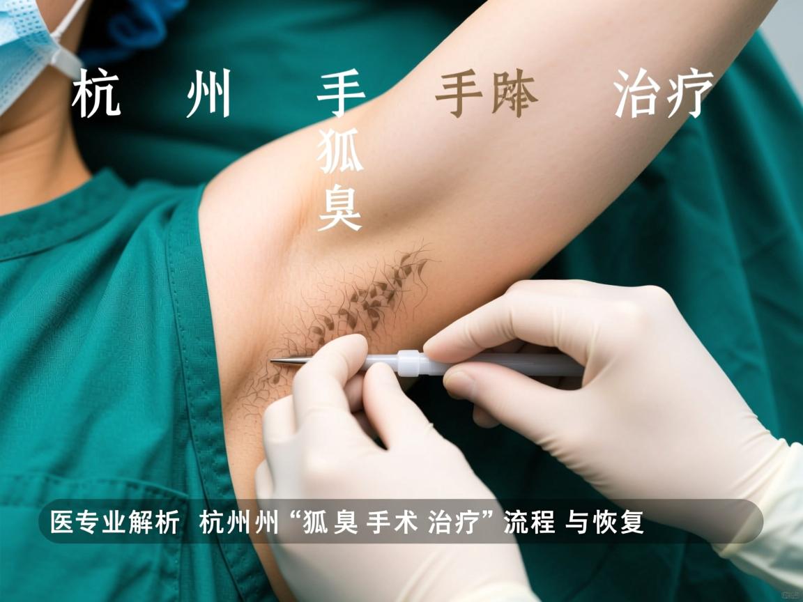 杭州狐臭手术治疗,专业解析杭州狐臭手术治疗的流程与恢复 杭州狐臭手术治疗,专业解析杭州狐臭手术治疗的流程与恢复
