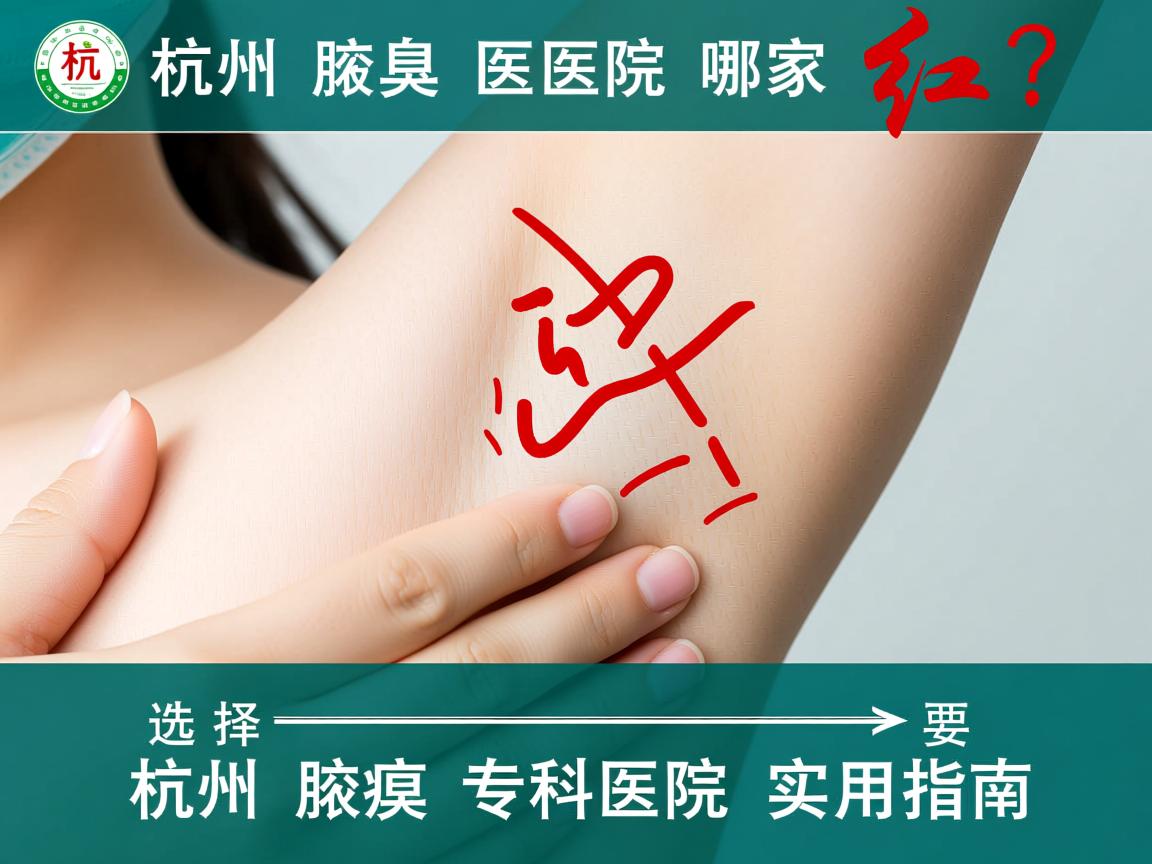 杭州腋臭医院哪家红?选择杭州腋臭专科医院的实用指南 杭州腋臭医院哪家红?选择杭州腋臭专科医院的实用指南