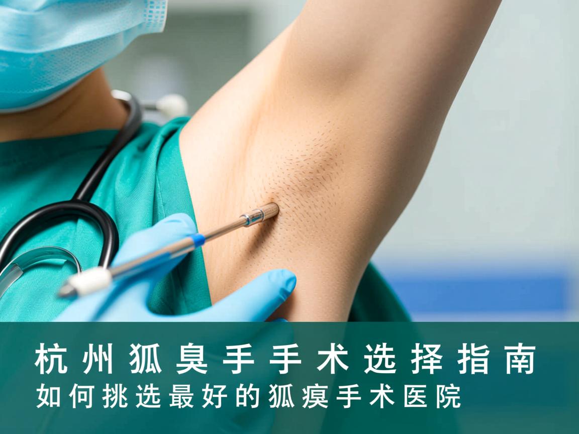 杭州狐臭手术选择指南,如何挑选最好的狐臭手术医院 杭州狐臭手术选择指南,如何挑选最好的狐臭手术医院