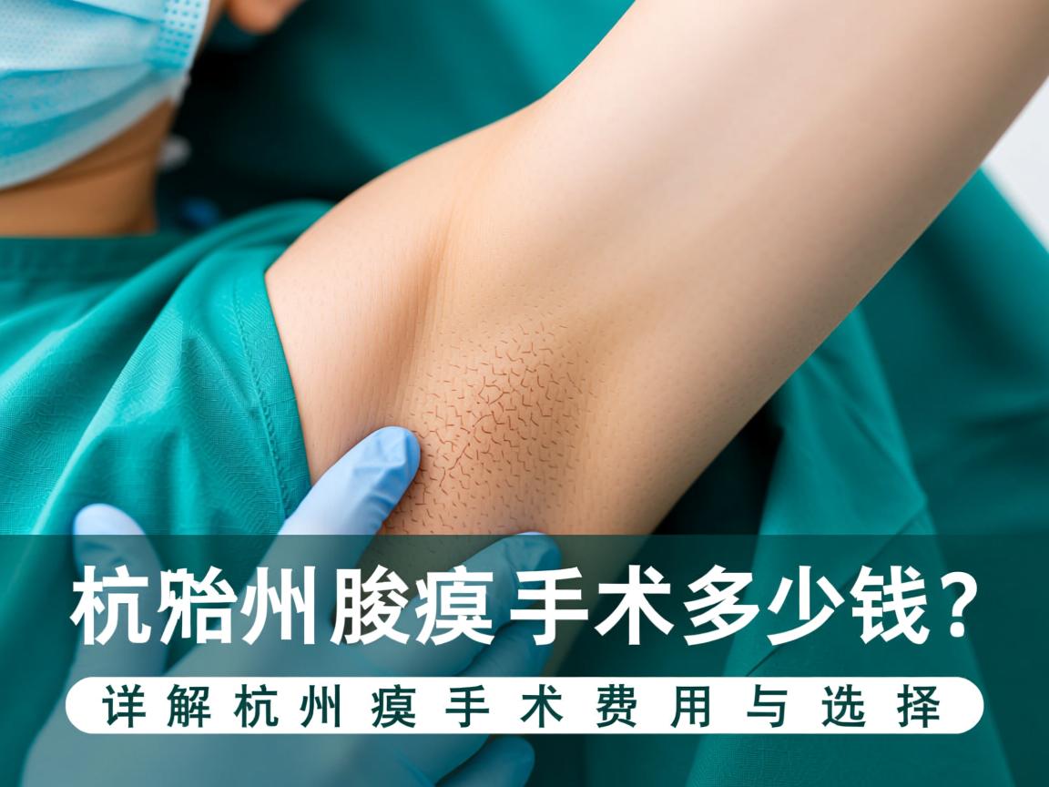 杭州腋臭手术多少钱?详解杭州腋臭手术费用与选择 杭州腋臭手术多少钱?详解杭州腋臭手术费用与选择