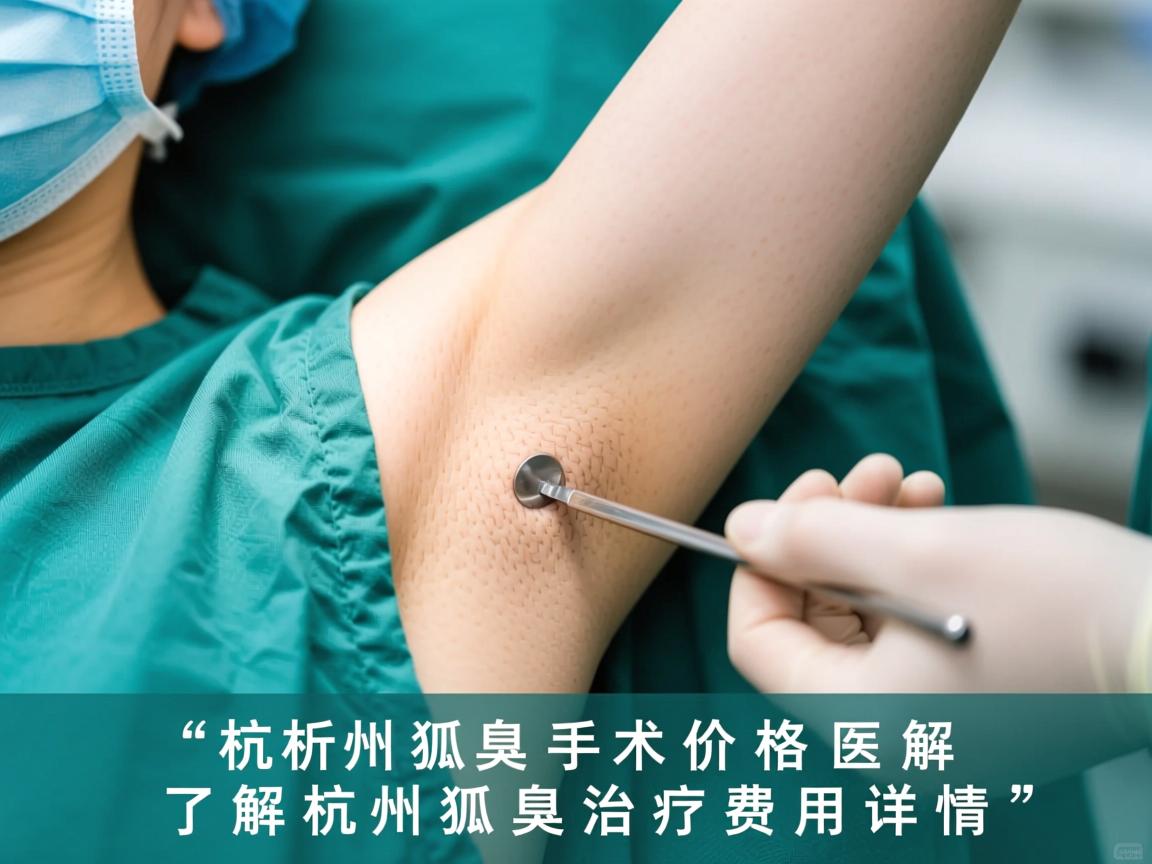 杭州狐臭手术价格解析,了解杭州狐臭治疗费用详情 杭州狐臭手术价格解析,了解杭州狐臭治疗费用详情