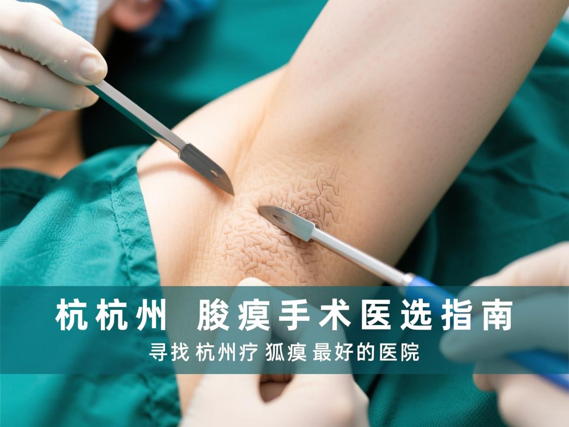 杭州腋臭手术医院选择指南，寻找杭州治疗狐臭最好的医院