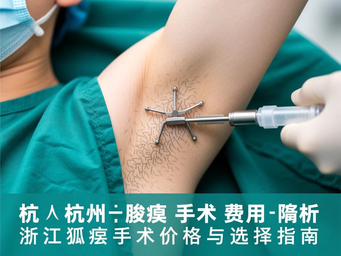 杭州腋臭手术费用解析，浙江狐臭手术价格与选择指南