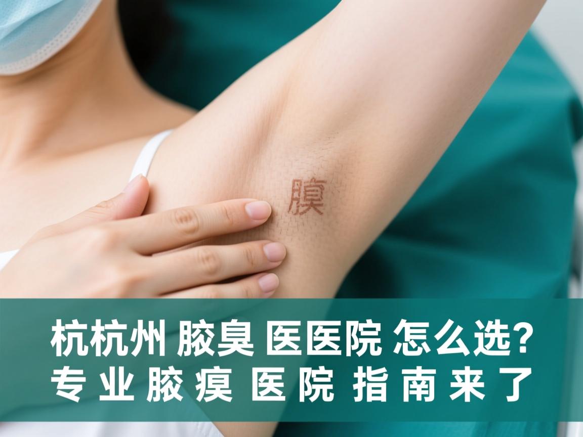 杭州腋臭医院怎么选？专业腋臭医院指南来了