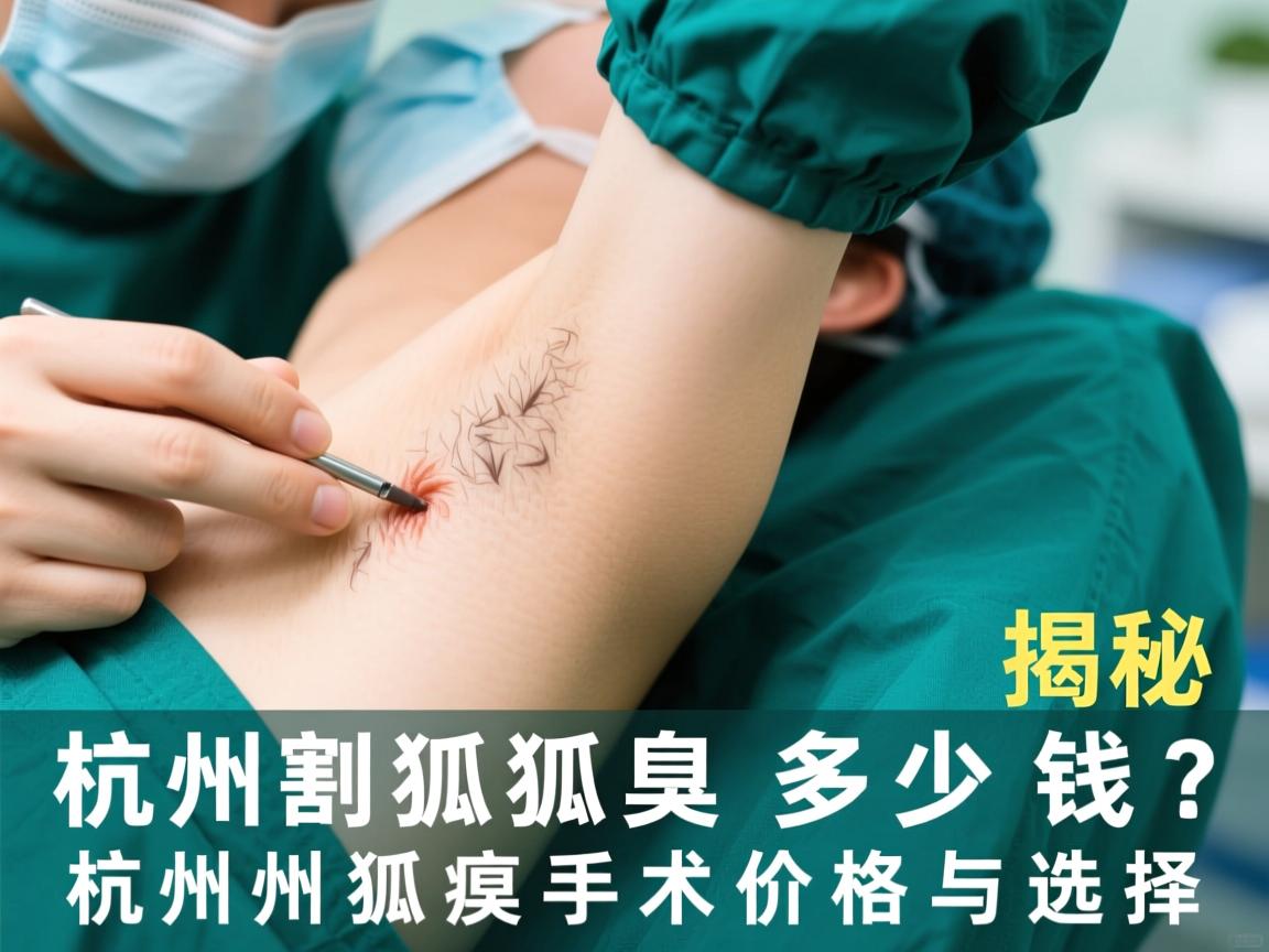 杭州割狐臭多少钱?揭秘杭州狐臭手术价格与选择 杭州割狐臭多少钱?揭秘杭州狐臭手术价格与选择