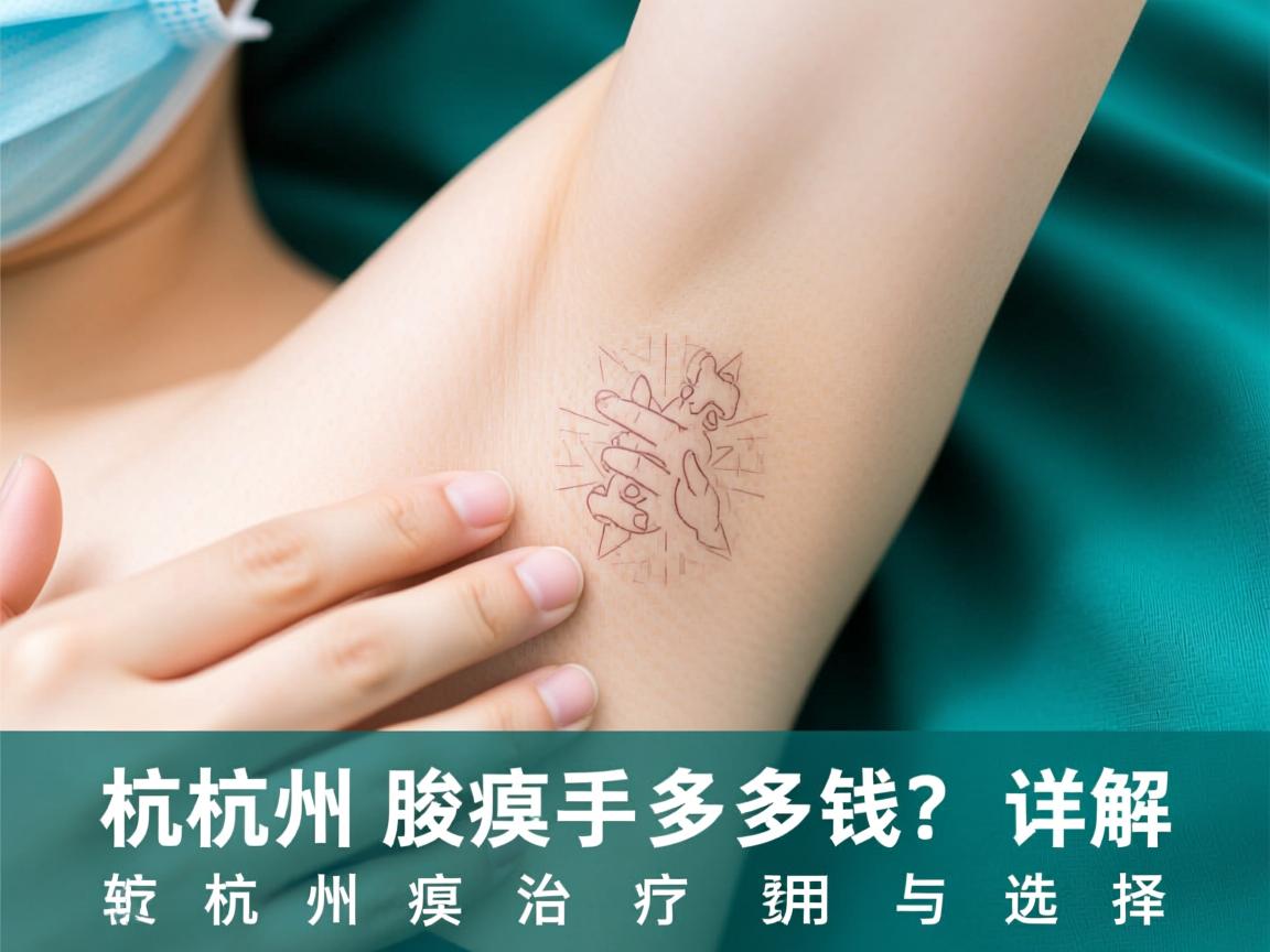 杭州腋臭手术多少钱？详解杭州腋臭治疗费用与选择