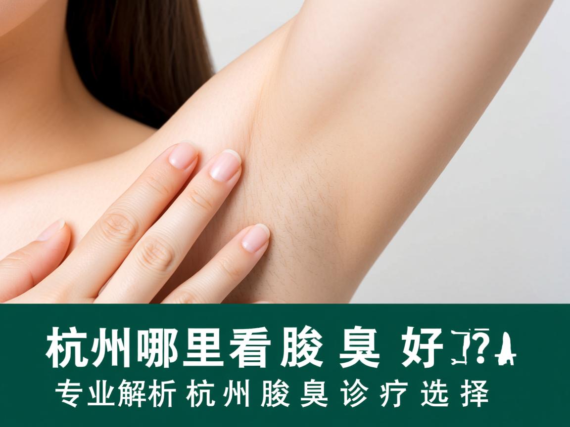 杭州哪里看腋臭好？专业解析杭州腋臭诊疗选择