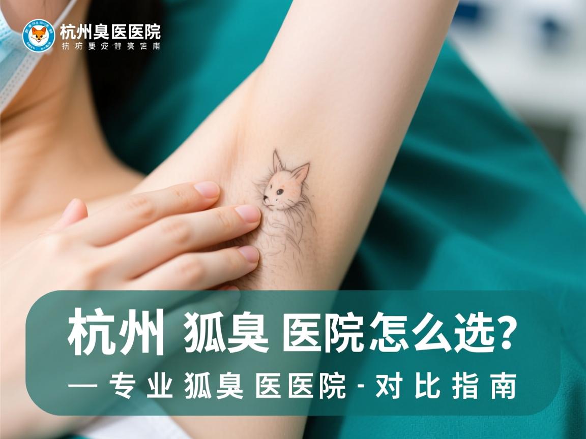杭州狐臭医院怎么选？专业狐臭医院对比指南