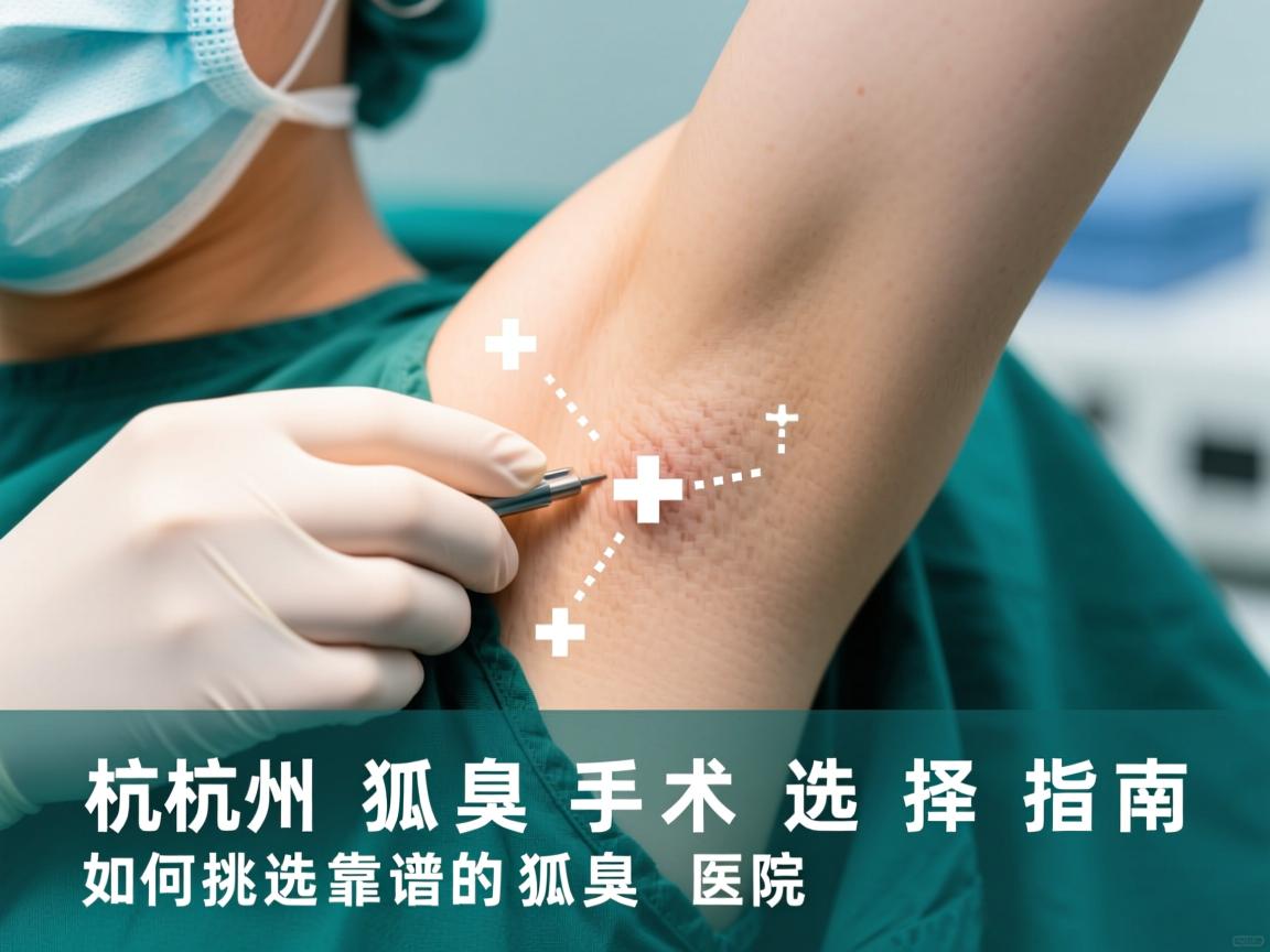 杭州狐臭手术选择指南，如何挑选靠谱的狐臭医院