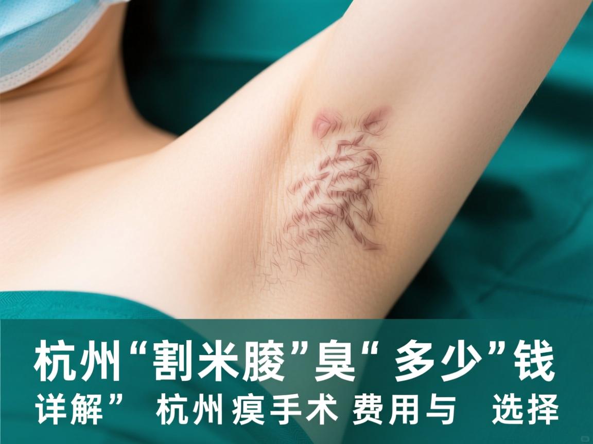 杭州割腋臭多少钱,详解杭州腋臭手术费用与选择 杭州割腋臭多少钱,详解杭州腋臭手术费用与选择