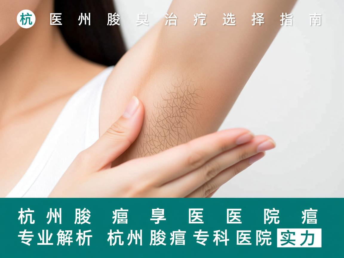 杭州腋臭治疗医院选择指南,专业解析杭州腋臭专科医院实力 杭州腋臭治疗医院选择指南,专业解析杭州腋臭专科医院实力