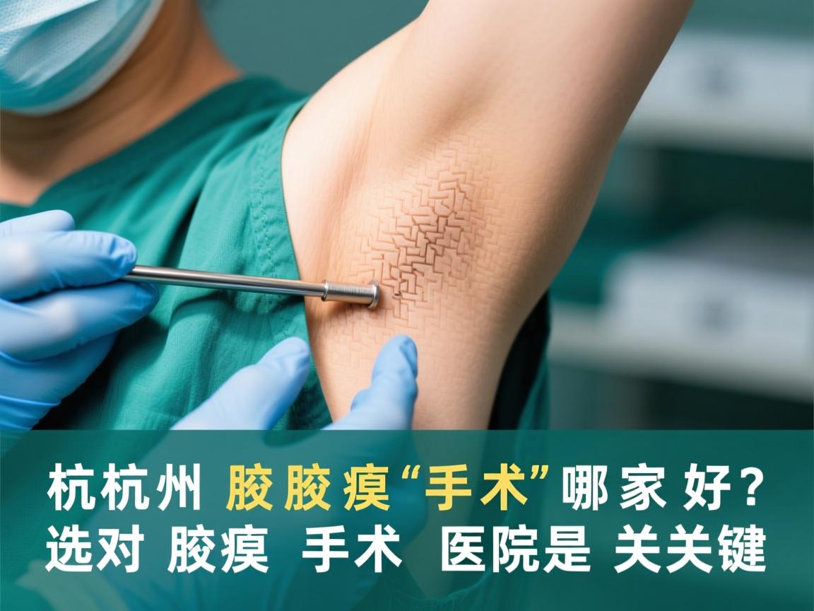 杭州腋臭手术哪家好？选对腋臭手术医院是关键