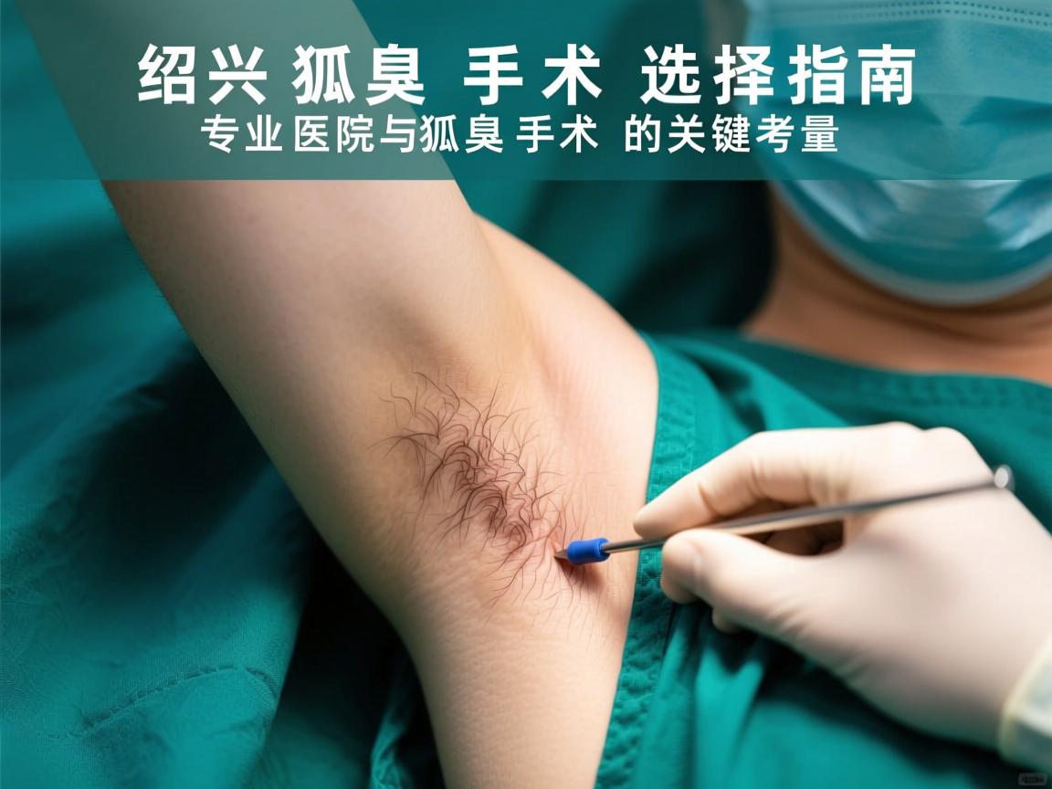 绍兴狐臭手术选择指南,专业医院与狐臭手术的关键考量 绍兴狐臭手术选择指南,专业医院与狐臭手术的关键考量