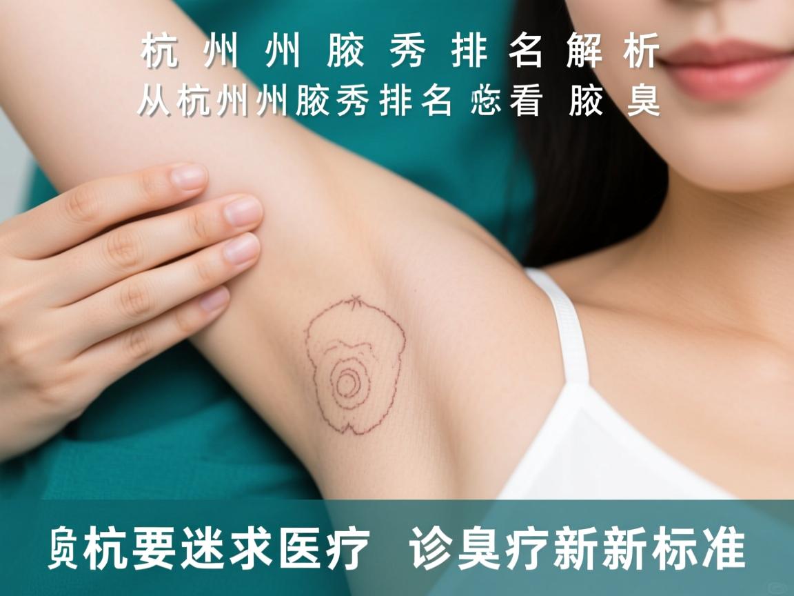 杭州腋秀排名解析,从杭州腋秀排名看腋臭诊疗新标准 杭州腋秀排名解析,从杭州腋秀排名看腋臭诊疗新标准