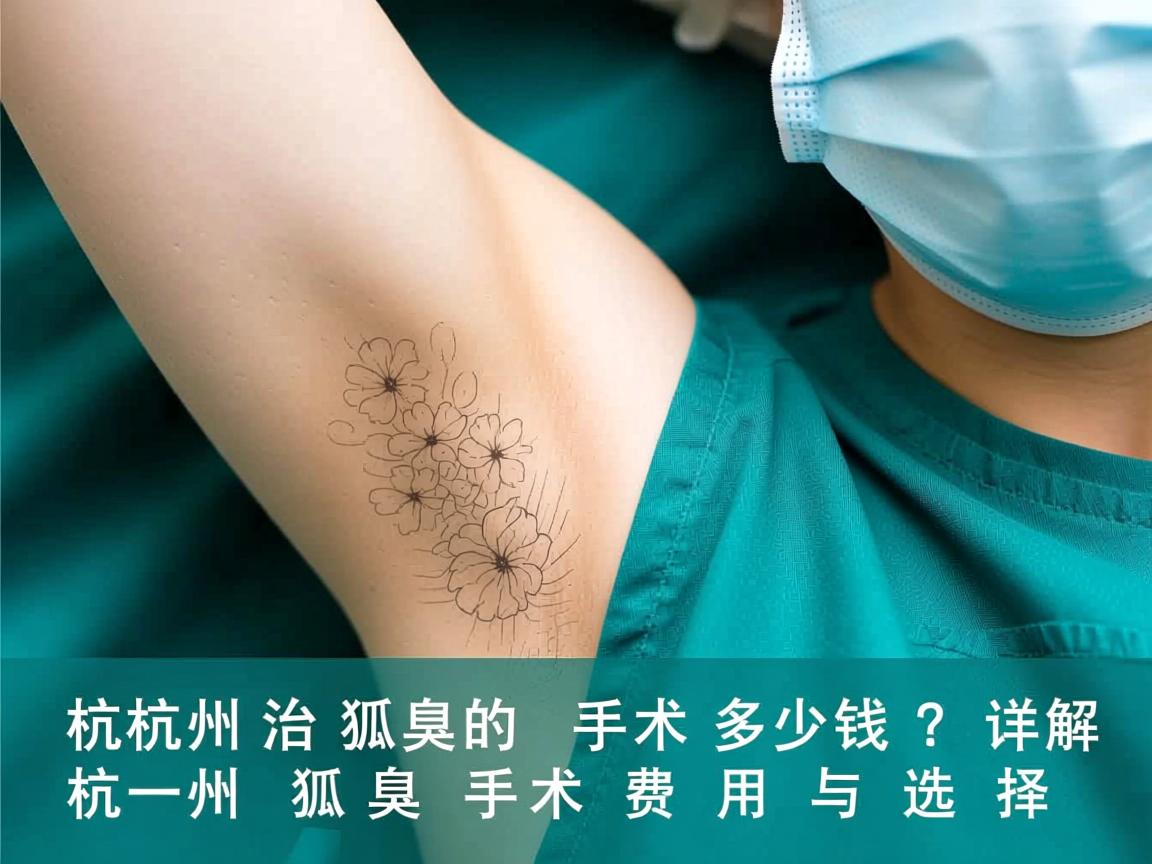 杭州治狐臭的手术多少钱?详解杭州狐臭手术费用与选择 杭州治狐臭的手术多少钱?详解杭州狐臭手术费用与选择