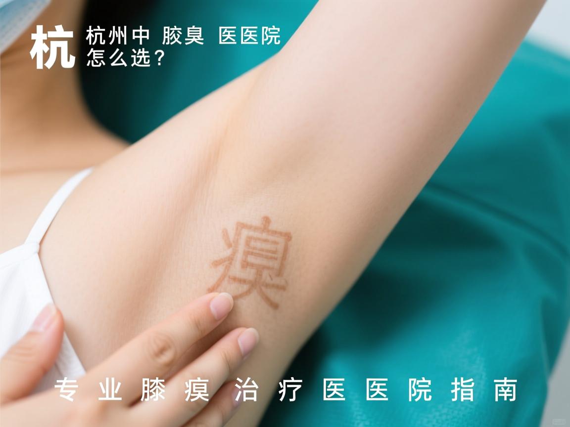杭州腋臭医院怎么选？专业腋臭治疗医院指南