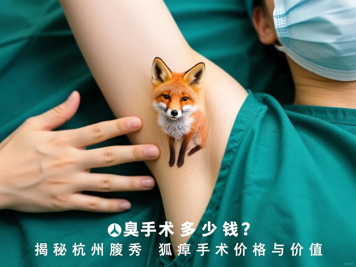 狐臭手术多少钱？揭秘杭州腋秀狐臭手术价格与价值