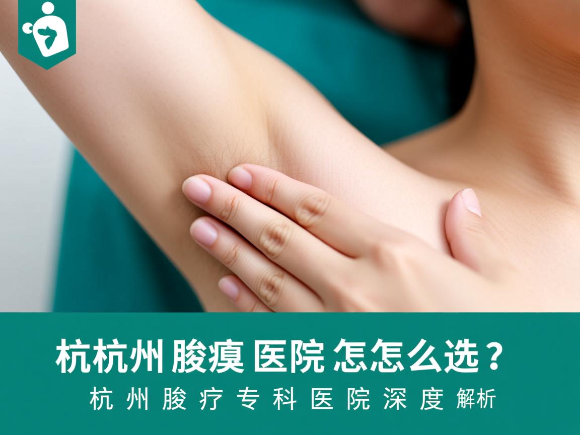 杭州腋臭医院怎么选？杭州腋臭专科医院深度解析