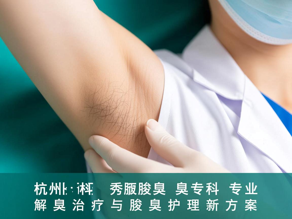 杭州腋秀腋臭专科，专业解析腋臭治疗与腋臭护理新方案